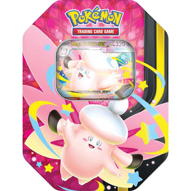 Pokémon TCG: Mega Moonlit Tin Mega Clefable ex (Cartas en Inglés)