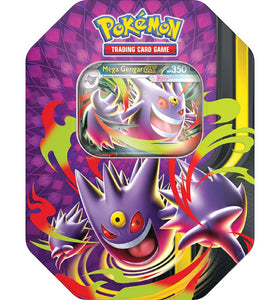 Pokémon TCG: Mega Moonlit Tin Mega Gengar ex (Cartas en Inglés)