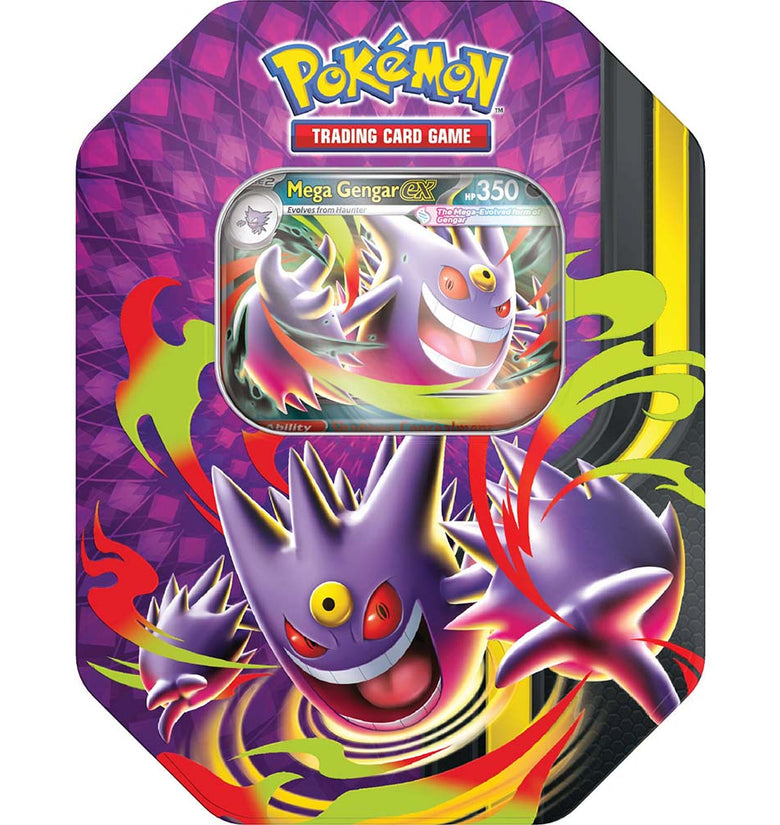 Pokémon TCG: Mega Moonlit Tin Mega Gengar ex (Cartas en Inglés)