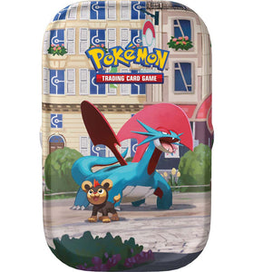 Pokèmon TCG: Lumiose City Mini Tin Salamence & Litleo (Cartas en Inglés)
