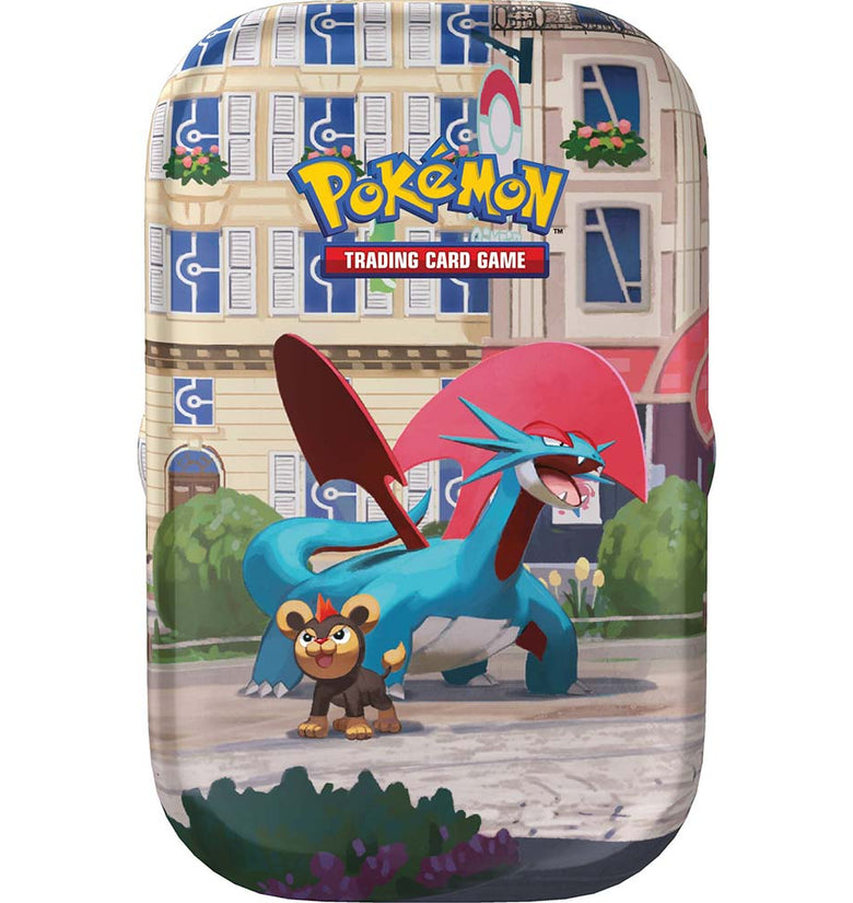 Pokèmon TCG: Lumiose City Mini Tin Salamence & Litleo (Cartas en Inglés)