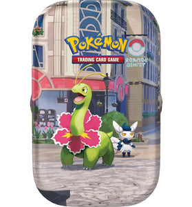 Pokèmon TCG: Lumiose City Mini Tin Meganium & Meowstic (Cartas en Inglés)