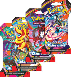 Pokémon TCG: Mega Evolution Chaos Rising Sleeved Booster Pack (Cartas en Inglés)