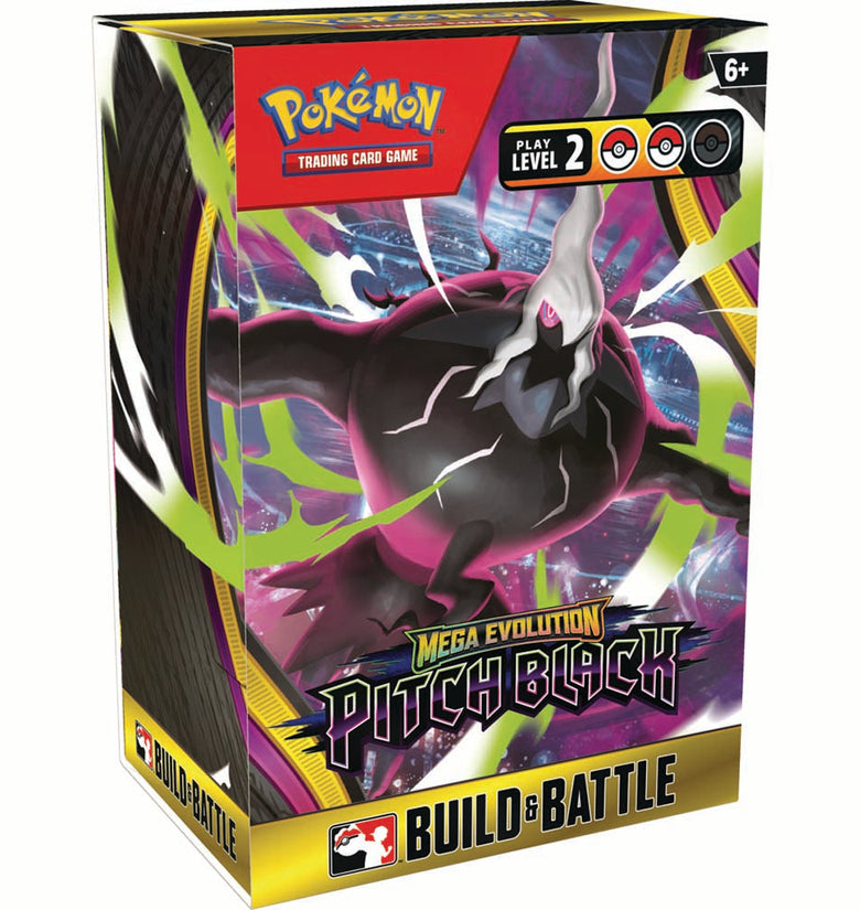 Pokémon TCG: Mega Evolution ME05 - Pitch Black Build & Battle Box (Cartas en Español)