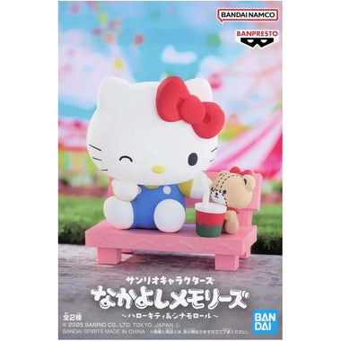 Banpresto - Sanrio Characters Nakayoshi Memories Hello Kitty & Cinnamoroll (A: Hello Kitty)