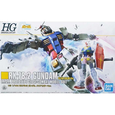BANDAI HG 1/144 RX-78-2 Gundam E.F.S.F. Prototype Close-Combat Mobile Suit Clear Color Ver. Gundam Clear Color Ver.