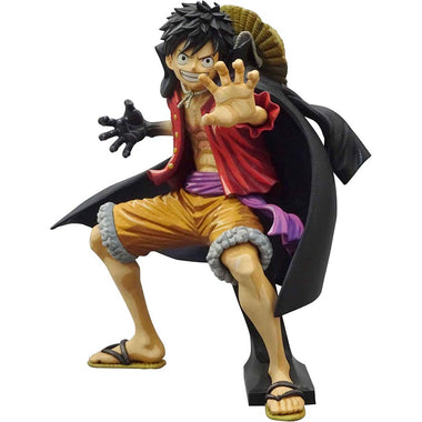 Banpresto - One Piece - Monkey D. Luffy Wanokuni [Dimensiones del Manga], Figura de Bandai Spirits King of Artist