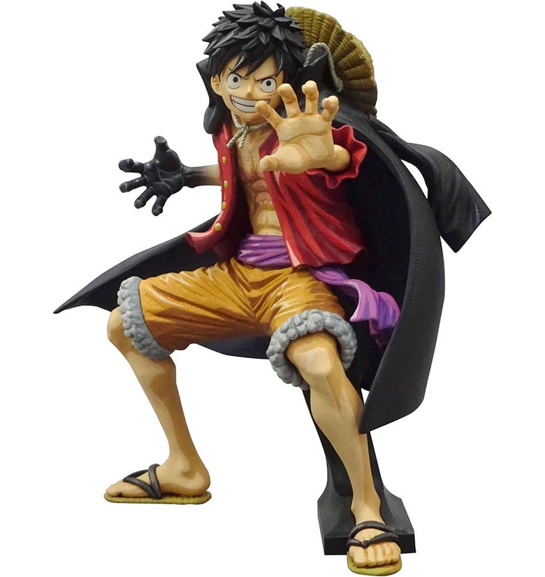 Banpresto - One Piece - Monkey D. Luffy Wanokuni [Dimensiones del Manga], Figura de Bandai Spirits King of Artist