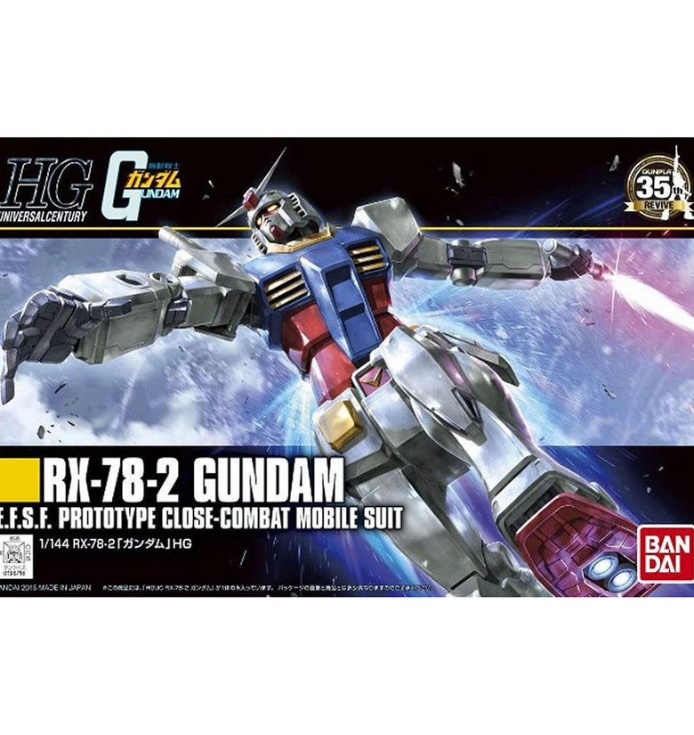 HGUC Gunpla 35th Revive RX-78-2 Gundam - E.F.S.F. Prototype Close-Combat Mobile Suit