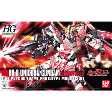 HG RX-0 Unicorn Gundam [Destroy Mode] – Full Psycho-Frame Prototype Mobile Suit 2077705