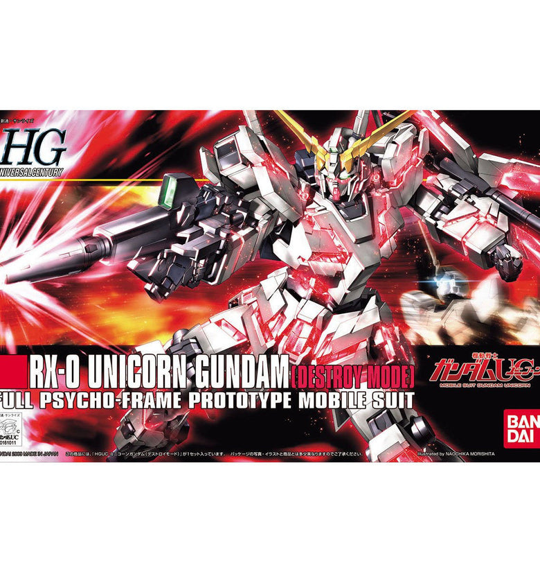 HG RX-0 Unicorn Gundam [Destroy Mode] – Full Psycho-Frame Prototype Mobile Suit 2077705