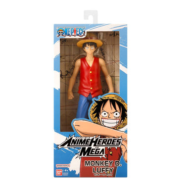 Bandai Anime Heroes Mega One Piece Monkey D. Luffy de 30 cm