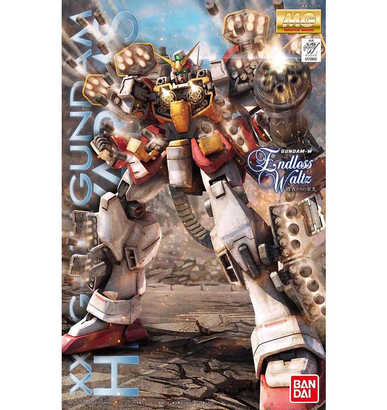 Bandai Hobby Gundam Wing Gundam Heavyarms Ver. EW MG 1/100 – Master Grade Model Kit Gunpla
