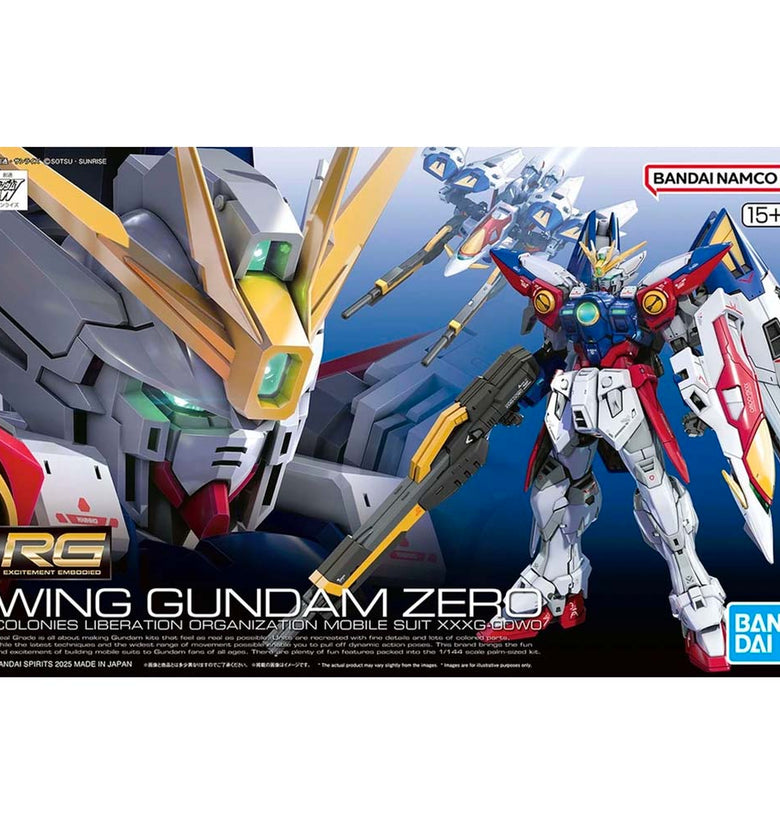 Bandai Spirits RG Wing Gundam Zero 1/144 – Real Grade Model Kit Gunpla