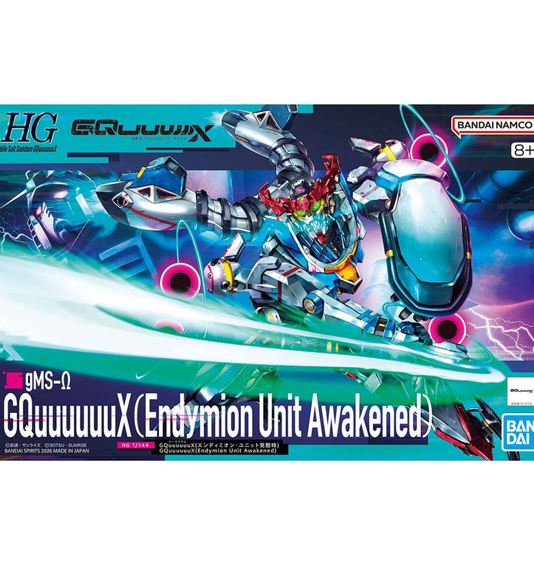 Bandai HG 1/144 Mobile Suit Gundam GQuuuuuuX – gMS-Ω GQuuuuuuX (Endymion Unit Awakened) Model Kit