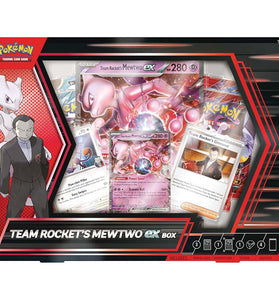 Pokémon TCG: Team Rocket's Mewtwo ex Box