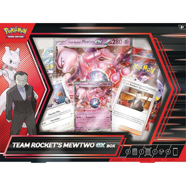 Pokémon TCG: Team Rocket's Mewtwo ex Box