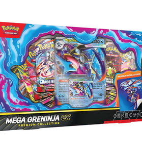Pokémon TCG: Mega Greninja Ex Premium Collection (Cartas en Inglés)