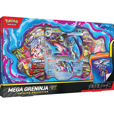 Pokémon TCG: Mega Greninja Ex Premium Collection (Cartas en Inglés)