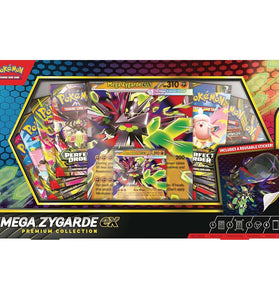 Pokémon TCG: Mega Zygarde Ex Premium Collection 2026 (Cartas en Español)