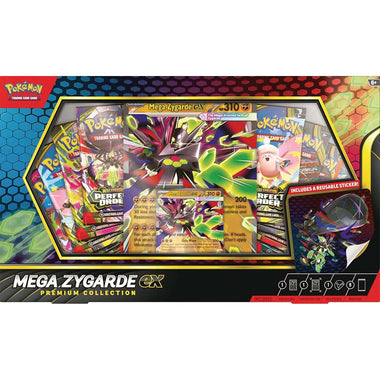 Pokémon TCG: Mega Zygarde Ex Premium Collection 2026 (Cartas en Español)