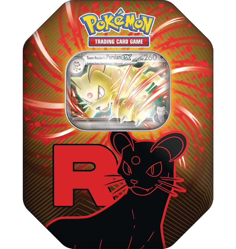 Pokémon TCG: Team Rocket’s Persian ex Tin (Cartas en Español)