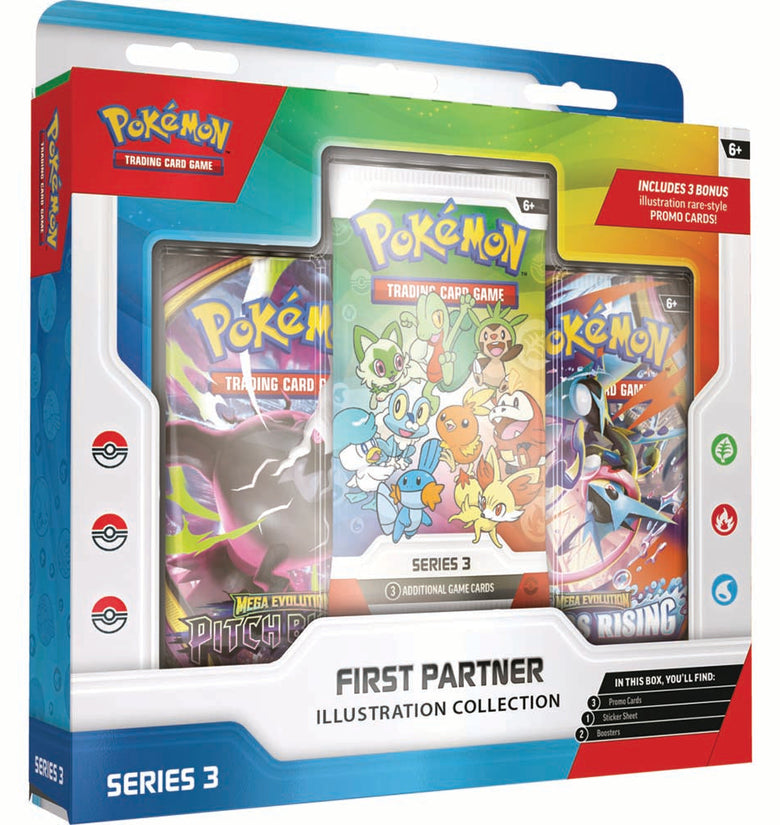 Pokémon TCG: First Partner Illustration Collection – Series 3 (Cartas en Inglés)