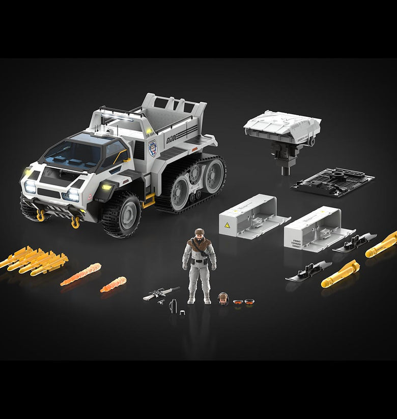HasLab GI Joe Classified Series Snow C.A.T. (Combat All-Terrain) con Farley 
