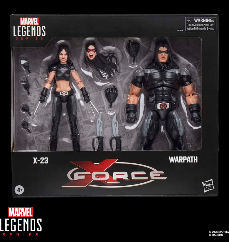 Marvel Legends Series X-Force X-23 & Warpath G0604