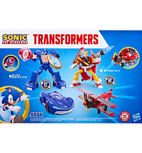 Transformers x Sonic the Hedgehog 5" Wingtail and Blue Booster G0713