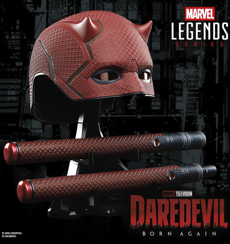 Marvel Legends Series Daredevil: Born Again Premium Roleplay Mask and Billy Club