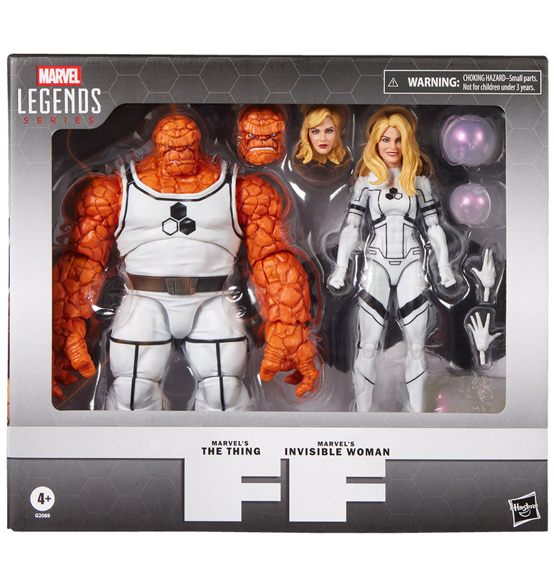 Marvel Legends Series Future Foundation Marvel's The Thing y Marvel's Invisible Woman G2069
