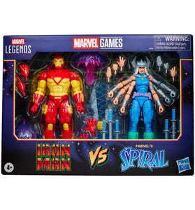 Marvel Legends Series Marvel Games - Iron Man vs. Marvel's Spiral