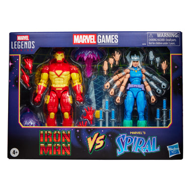 Marvel Legends Series Marvel Games - Iron Man vs. Marvel's Spiral