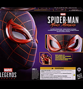 Marvel Legends Series Spider-Man: Miles Morales Máscara electrónica expresiva G2125