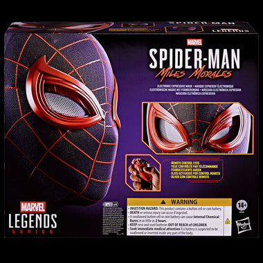 Marvel Legends Series Spider-Man: Miles Morales Máscara electrónica expresiva G2125