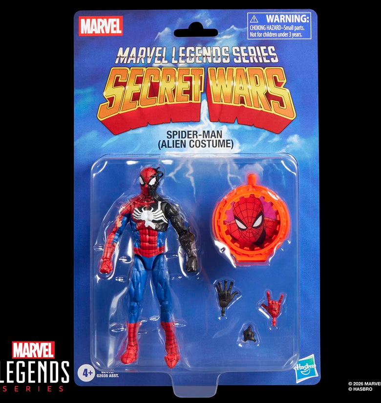 Marvel Legends Series Secret Wars Spider-Man (Alien Costume) G2419