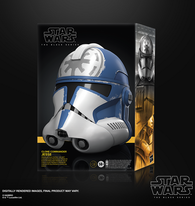 Star Wars The Black Series Casco electrónico - Comandante clon Jesse