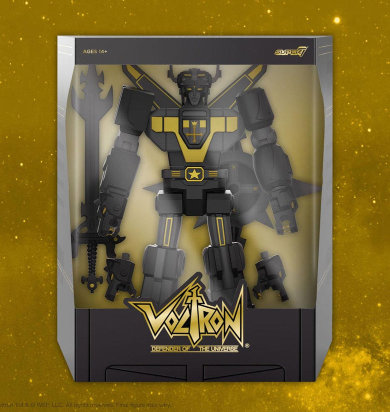 SUPER 7 ULTIMATES VOLTRON: DEFENDER OF THE UNIVERSE (GALAXY BLACK / COLOR NEGRO )