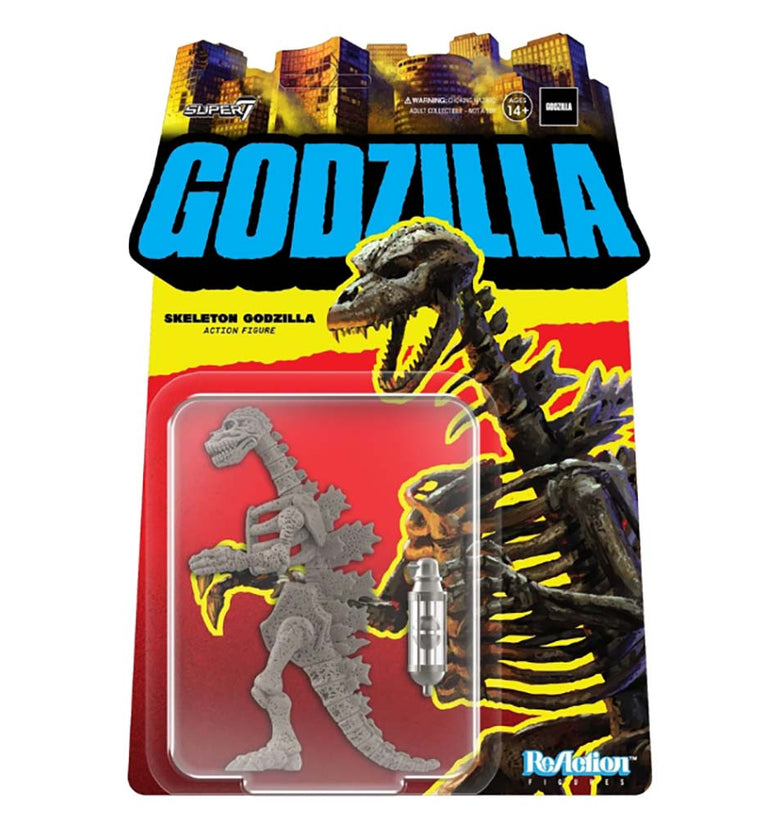 Toho Reaction Godzilla Godzilla Skeleton (con bomba de oxígeno) Super 7