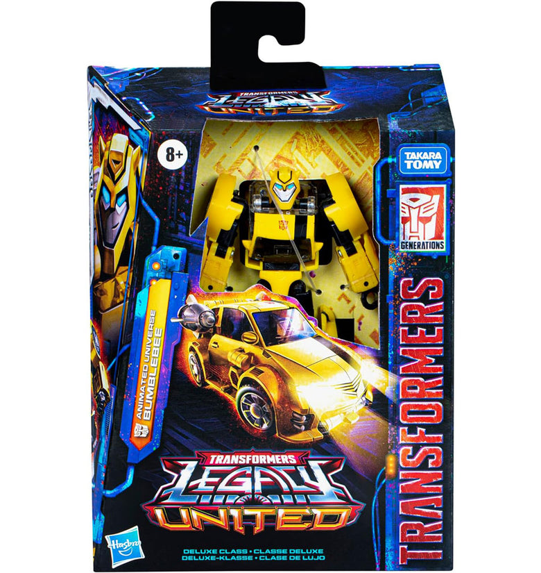 Transformers Legacy United Deluxe Class Animated Universe Bumblebee F8524