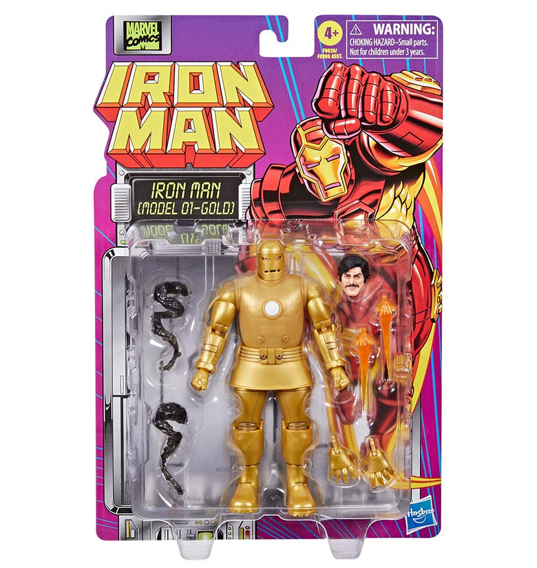Marvel Legends Series Iron Man (Model 01 - Gold) F9026