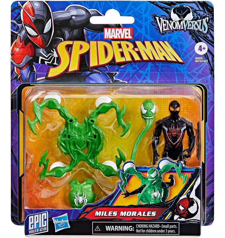 Miles Morales Venomized – Figura Articulada 10 cm (Marvel VenomVersus)