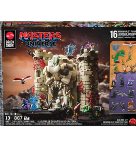 Mattel Brick Shop Masters of the Universe Battle of Castle Grayskull Building Set JMB32