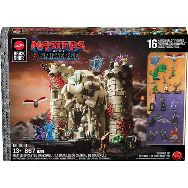 Mattel Brick Shop Masters of the Universe Battle of Castle Grayskull Building Set JMB32