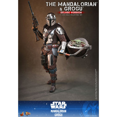 The Mandalorian & Grogu Escala 1/6 Deluxe – Hot Toys | Star Wars