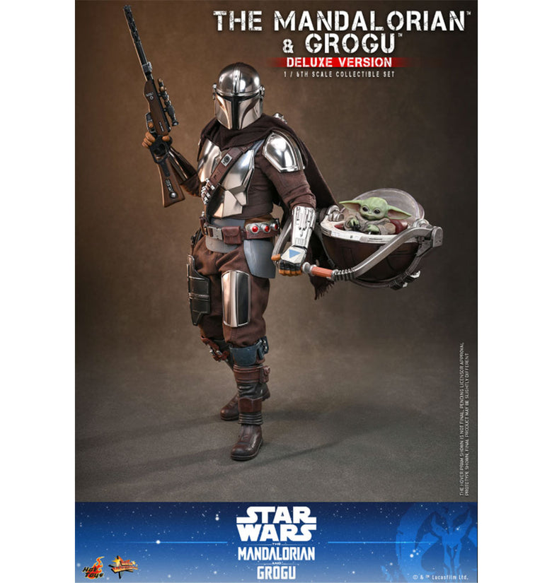 The Mandalorian & Grogu Escala 1/6 Deluxe – Hot Toys | Star Wars