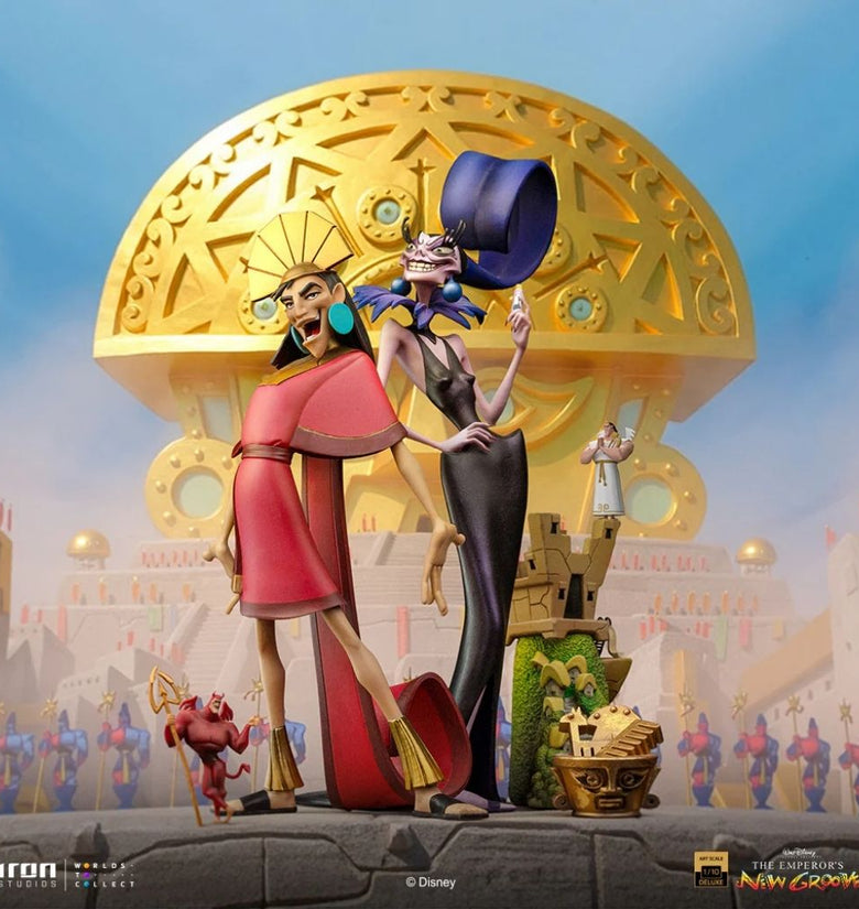 Kuzco & Yzma – The Emperor’s New Groove – Deluxe Art Scale 1/10 – Iron Studios