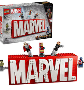 Lego Logotipo MARVEL y Minifiguras 76313