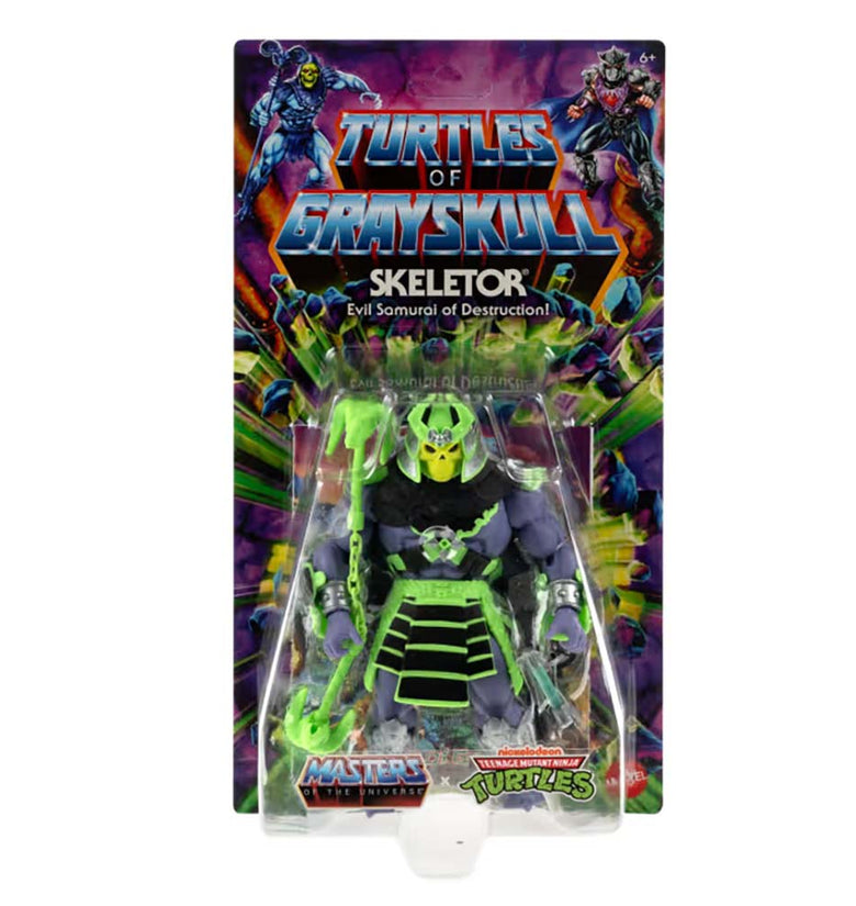 Master Of The Universe Turtles Of Grayskull De 5.5 Skeletor Evil Samurai of Destruction